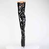 Pleaser - JUBILANT3007 Platform overknee Boots - Black Product image